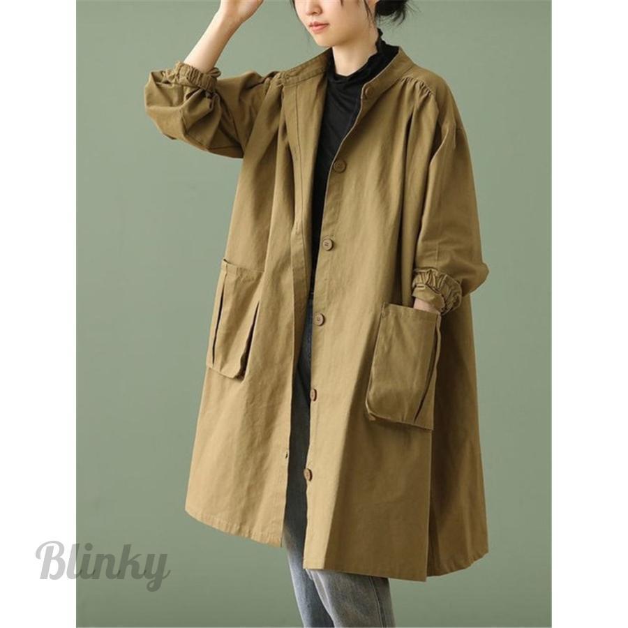 トレンチコート レディース アウター 大きいサイズ ゆったり 高品質 春