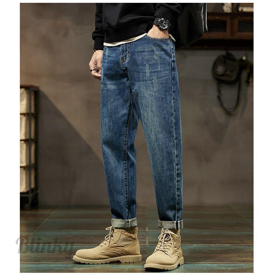 カーゴパンツ デニム ジーンズ メンズ ユーズド ゆったり アメカジ