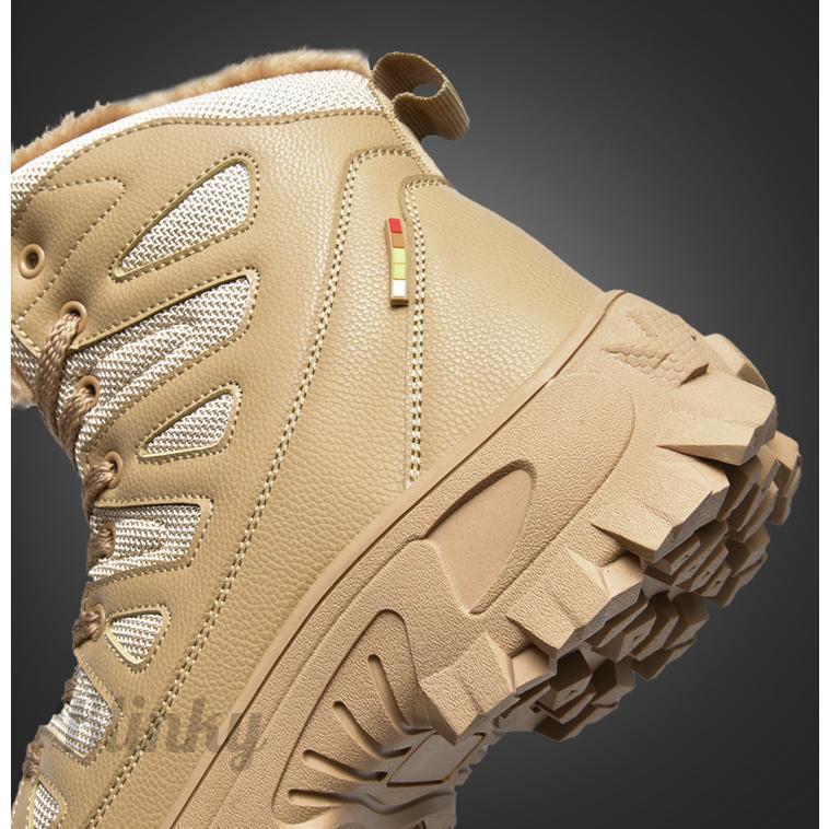 スノーブーツ メンズ 軍靴 ブーツ スノーシューズ 防水 防寒