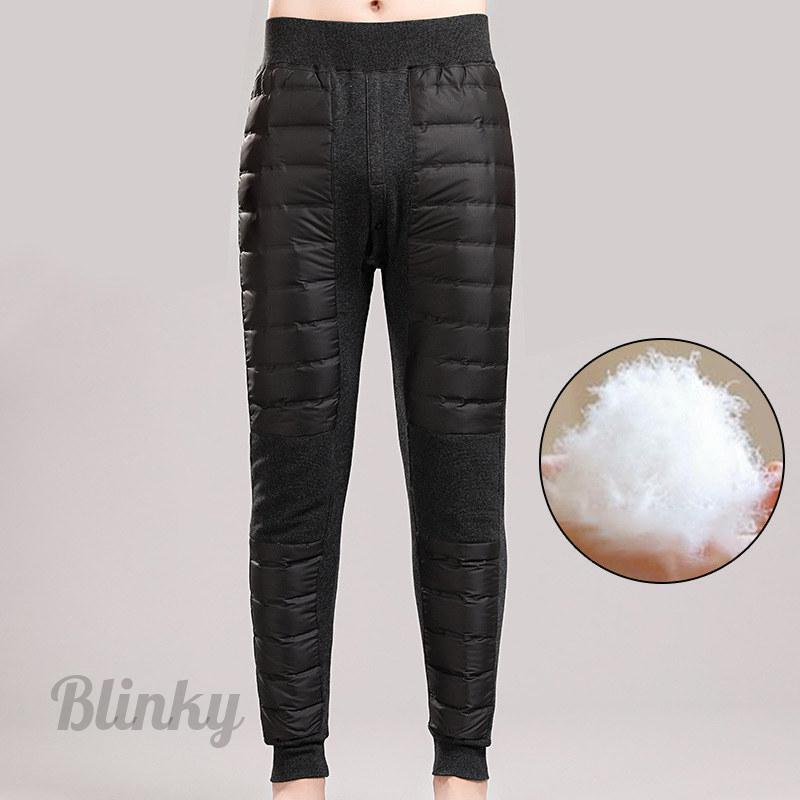 ダウンパンツ メンズ 中綿パンツ 秋 冬 ダックダウン入り 暖かい 防寒