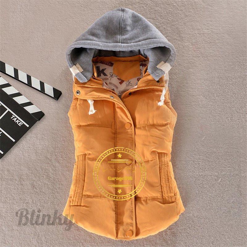 ゴルフウェア ゴルフベスト レディース ベスト フード付き 秋冬 中綿