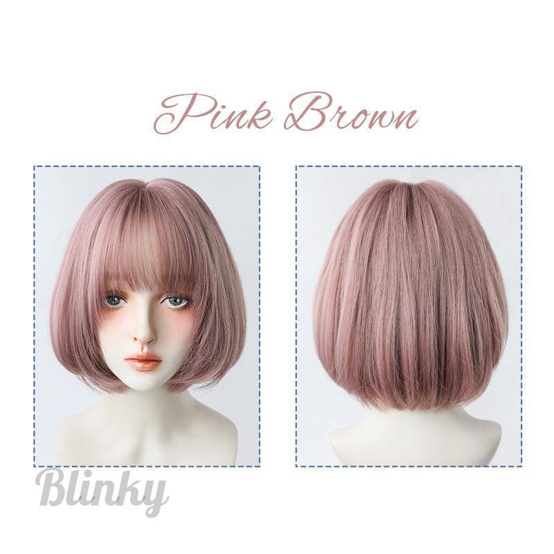ウィッグ ショート ボブ 自然 女性 フルウィッグ グラデーション 大人