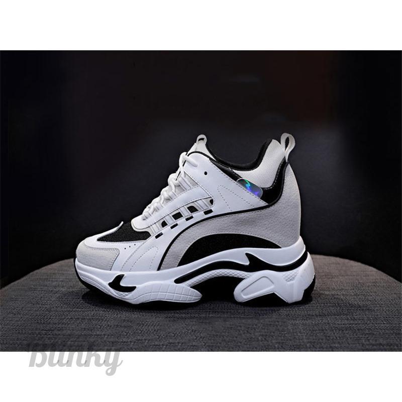 超美脚 厚底スニーカー レディース スリッポン レースアップ