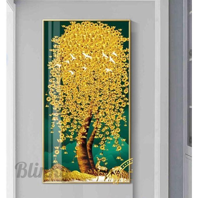 絵画 壁飾り 部屋飾り 招財樹 ポスター インスタ 映え 在宅 背景