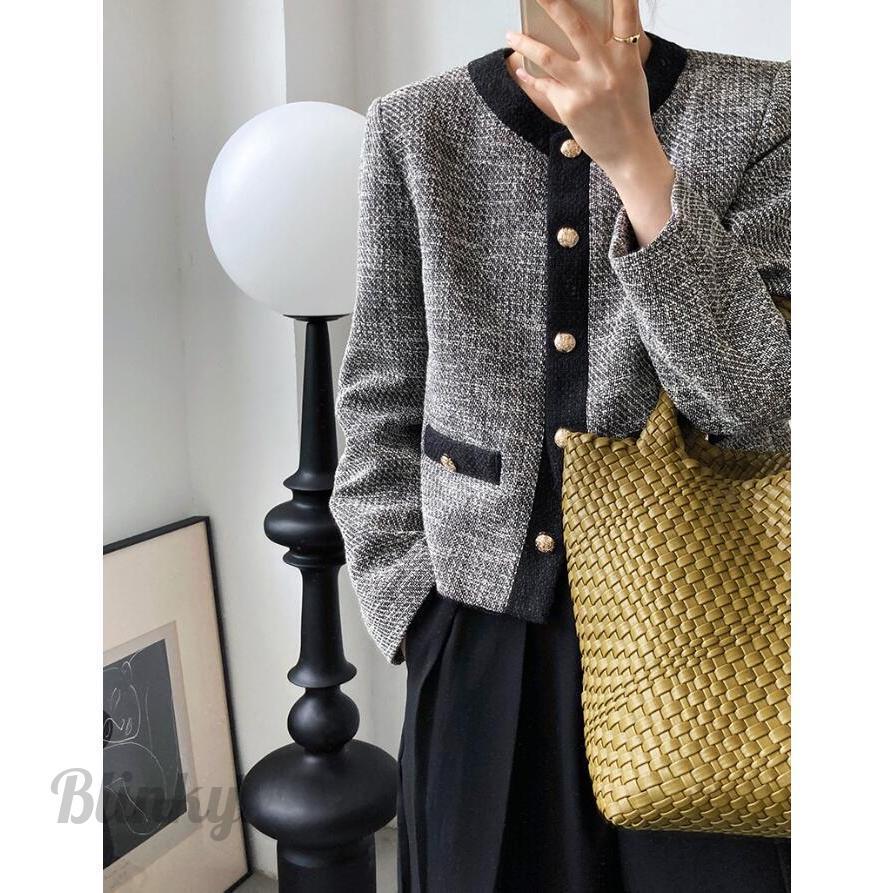 スーツジャケット レディース フォーマル ツイード スーツ