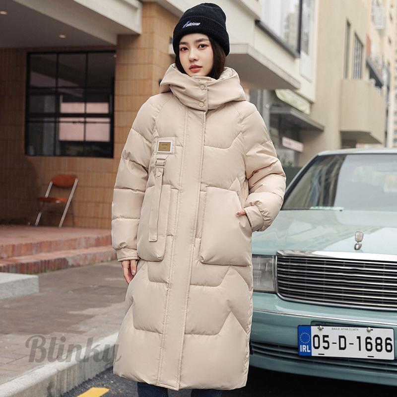 中綿コート レディース フード付き 防寒コート ハイネック ロング