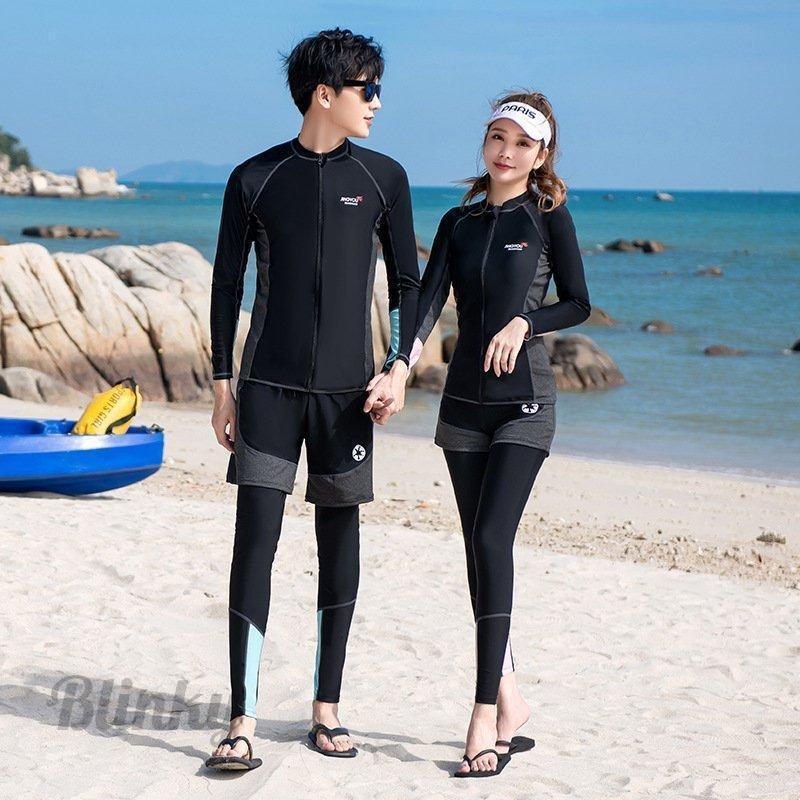 水着セット フィットネス レディース メンズ ペアルック セパレート