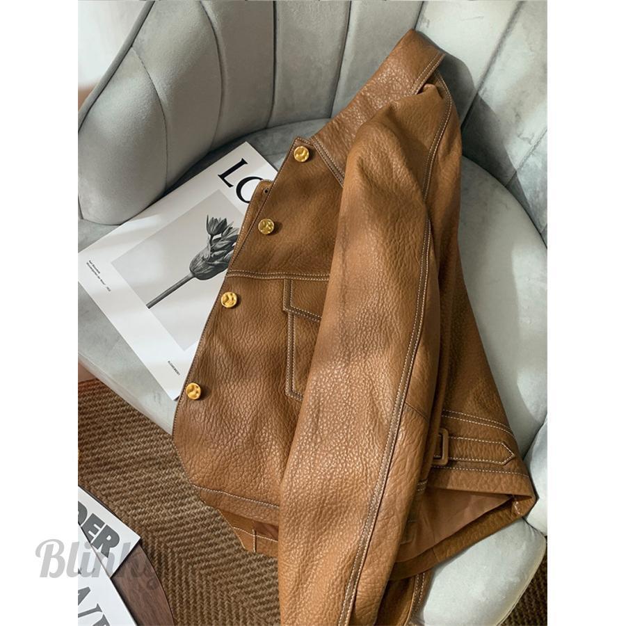 レザージャケット ライダース シングルライダース ジップアップ