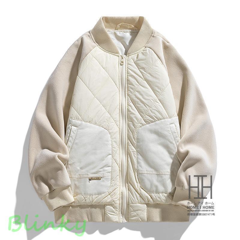 スタジャン 中綿ジャケット メンズ おしゃれ キルティングコート