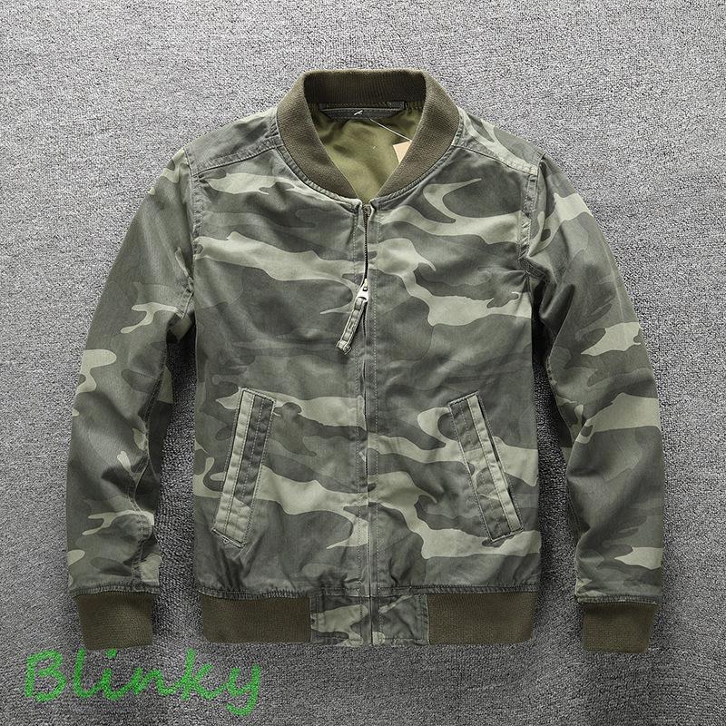 MA-1 ミリタリージャケット メンズ カモフラ 迷彩柄 無地 アウトドア