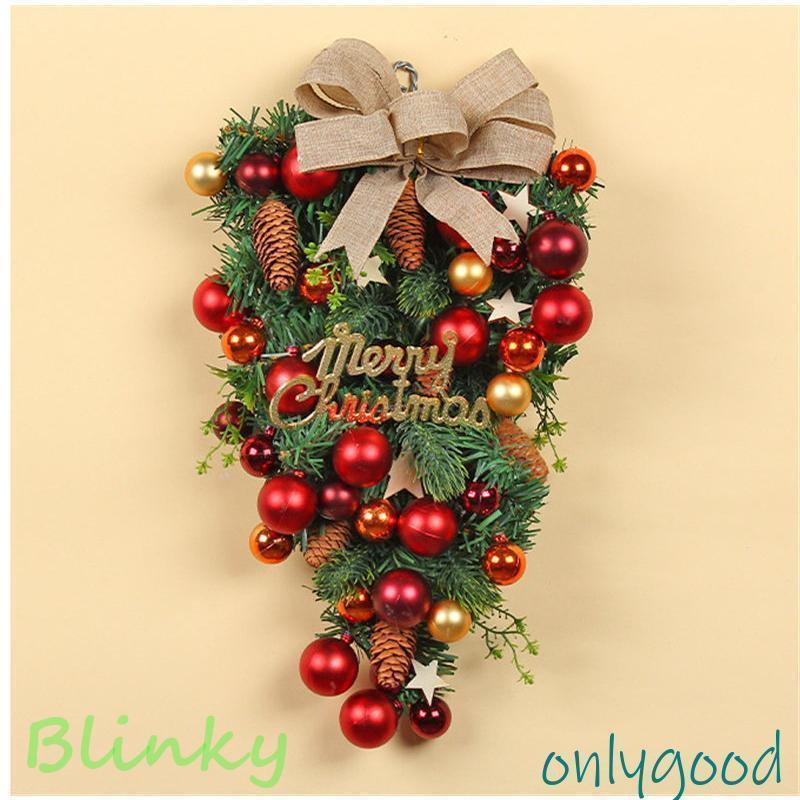 造花♪クリスマスリース♪ クリスマスリース クリスマス飾り付け 玄関ドア 花 フラワー