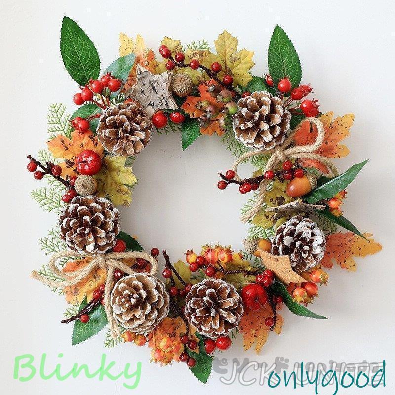 リース 花 秋 手作り クリスマス 飾り付け フラワーリース 造花