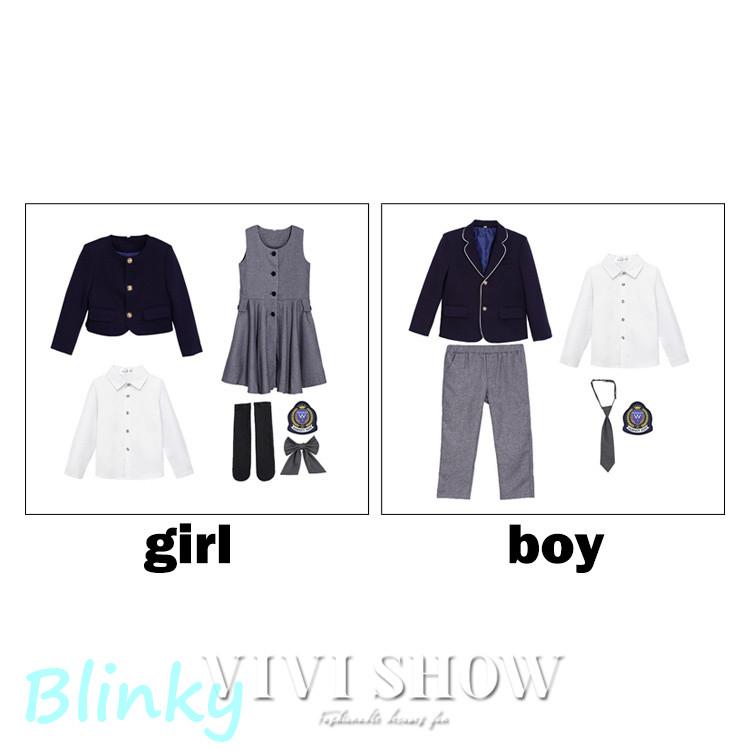 キッズ スーツ 女の子 男の子 子供スーツ 制服 セットアップ  5点セット 小学生 ジュニアスーツ お受験 発表会 卒園式 小学校 卒業式の画像