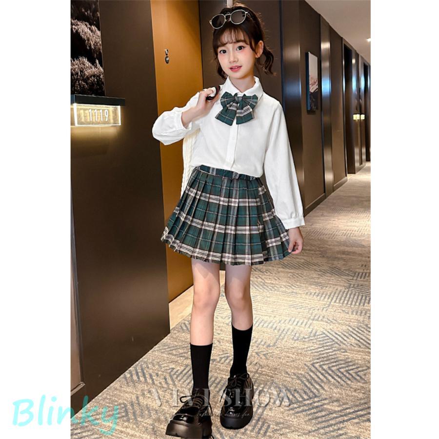 入学式 スーツ 女の子 キッズ フォーマル チェック柄 カーディガン セットアップ おしゃれ トップス スカート 卒園式 子供 上下セット 幼稚園 小学生の画像