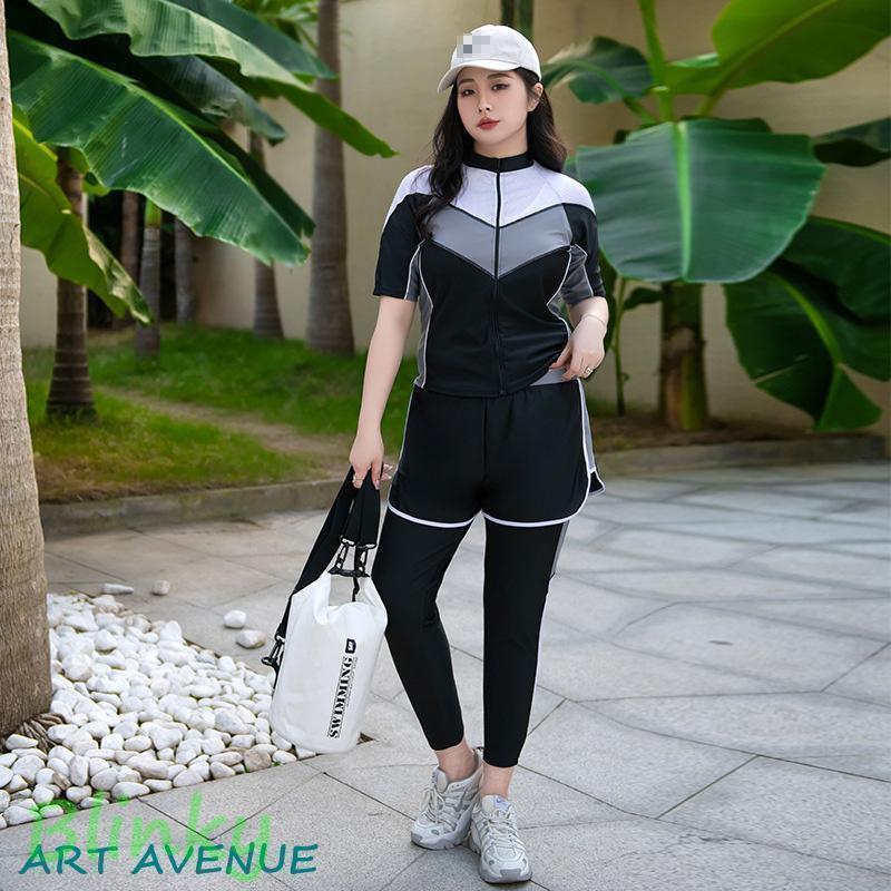 水着レディース 50代 ジム 40代 30代 20代 10代 体型カバー 黒 4 点セット 大きい サイズ スポーツ ウェットスーツ フィットネス レジャー サーフィン 水着レディース 50代 ジム 40代 30代 20代 10代 体型カバー 黒 4 点