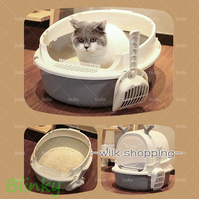 ブランド登録なし - 猫幼児用便器 好いたらしい学生寄宿舎型 猫砂の飛び散り押しとどめる 格好のいい 悪臭い押しとどめる 抗菌 大型 シャヴェル付き添い人 臭い打つ手 格好のいい 納める つつみ隠し 猫 幼児用便器 格好のいい 飛び散らない