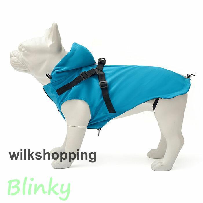 犬 レインコート 小型犬 中型犬 ウェアハーネス レインポンチョ レイン 