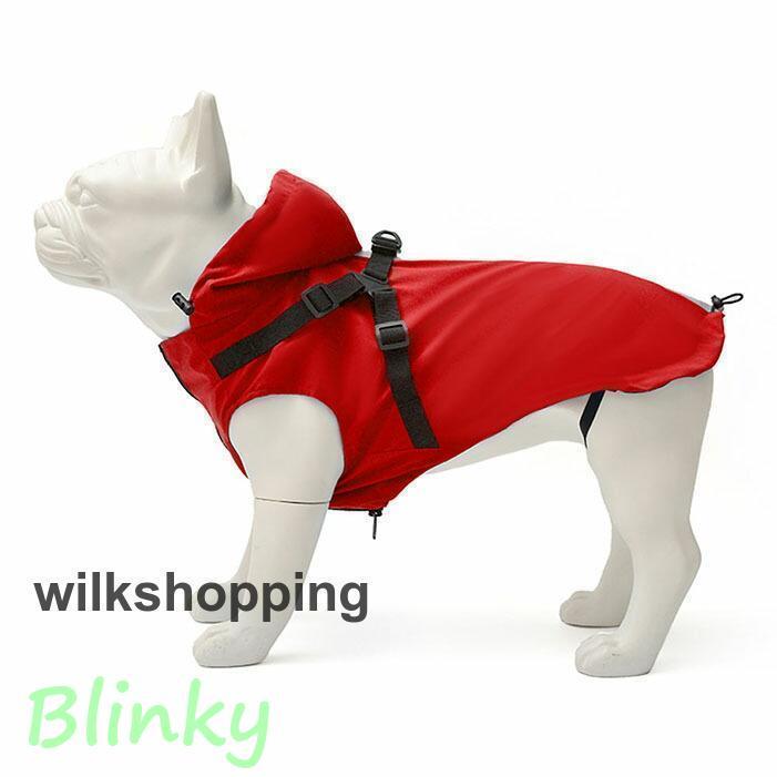 犬 レインコート 小型犬 中型犬 ウェアハーネス レインポンチョ レイン 