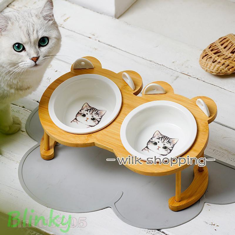 フードボウル 食器 犬 猫用 キャット ペット用 2連 1皿 2皿 フード