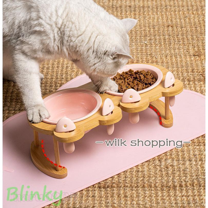 フードボウル 食器 犬 猫用 キャット ペット用 2連 1皿 2皿 フード