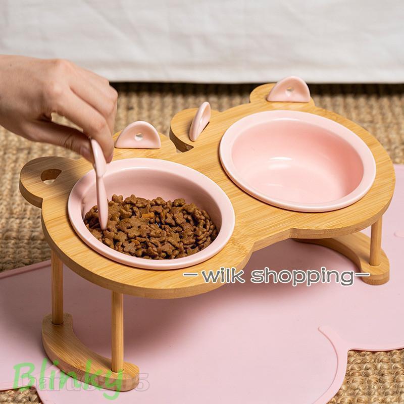 フードボウル 食器 犬 猫用 キャット ペット用 2連 1皿 2皿 フード