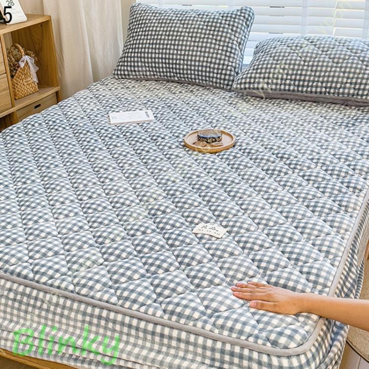フランネル パッドシーツ ボアフリース 春 冬用 敷き毛布 セミダブル 春夏秋冬 柔らかな肌触り 毛玉なし しきぱっと 水洗いキルト 軽量 薄い手 中わた 防ダニ_5