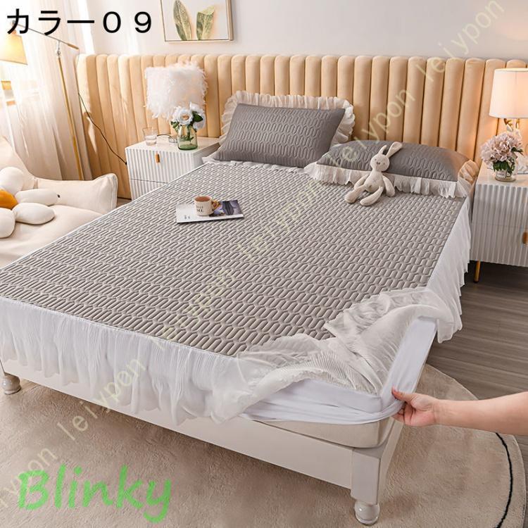 パッド一体型ベッドスカート クラシック ホテル仕様 ベッドスシーツ