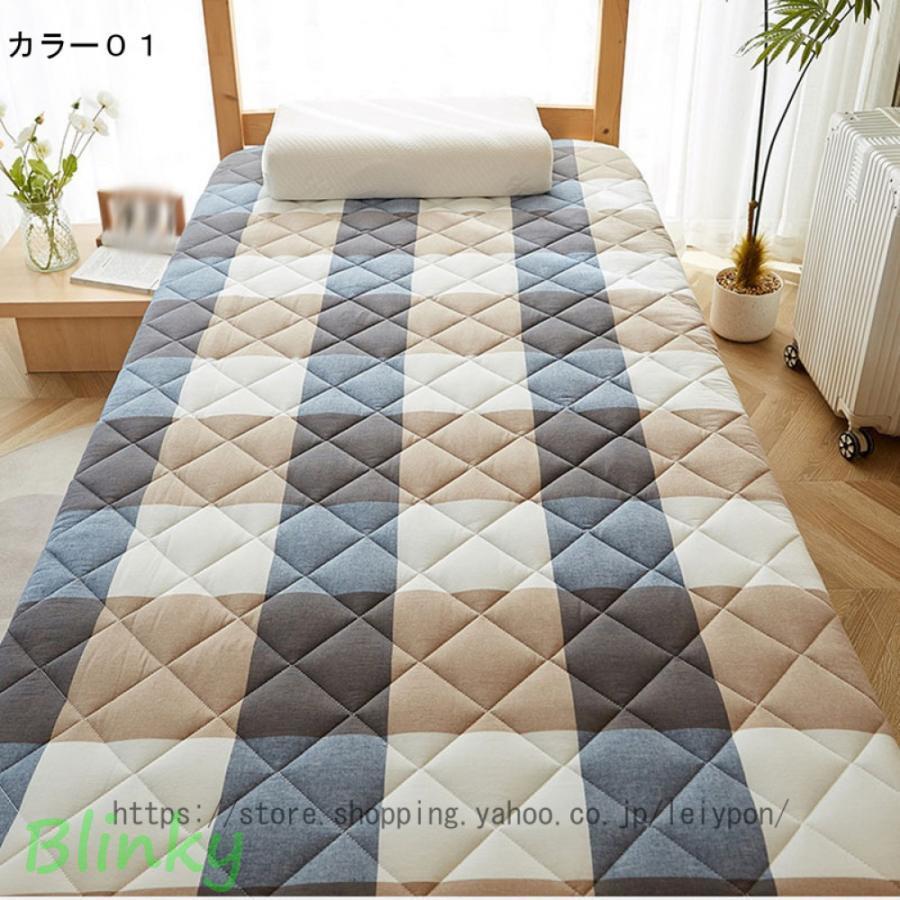 ごろ寝 マットレス シングル 側地洗える 防ダニ 敷布団 お家時間 三つ折り 収納便利 高反発 ごろ寝マット お昼寝マット ベッド/床/畳用 オールシーズン適用_5