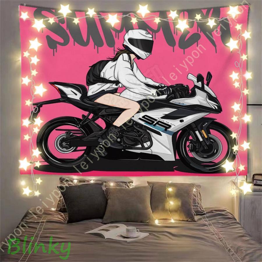 タペストリー 多機能 大判 車 モダン アート 癒し 飾り付け