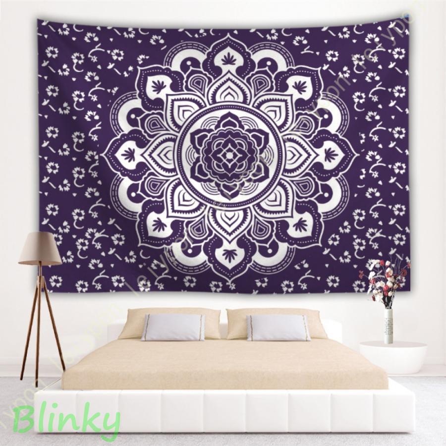 インドのボヘミアン壁掛け Mandalaタペストリー 多機能 サイケデリック
