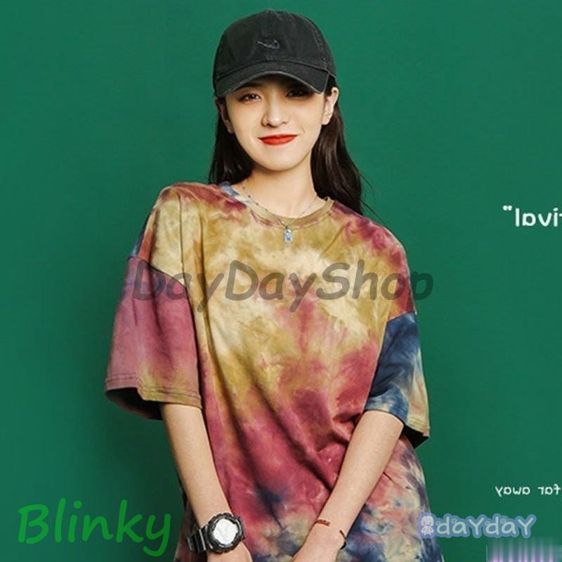 Tシャツ レディース タイダイ柄 半袖 夏 ゆるい トップス ファッション