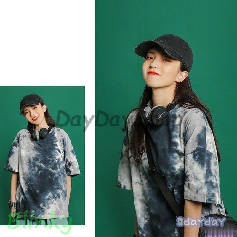 Tシャツ レディース タイダイ柄 半袖 夏 ゆるい トップス ファッション