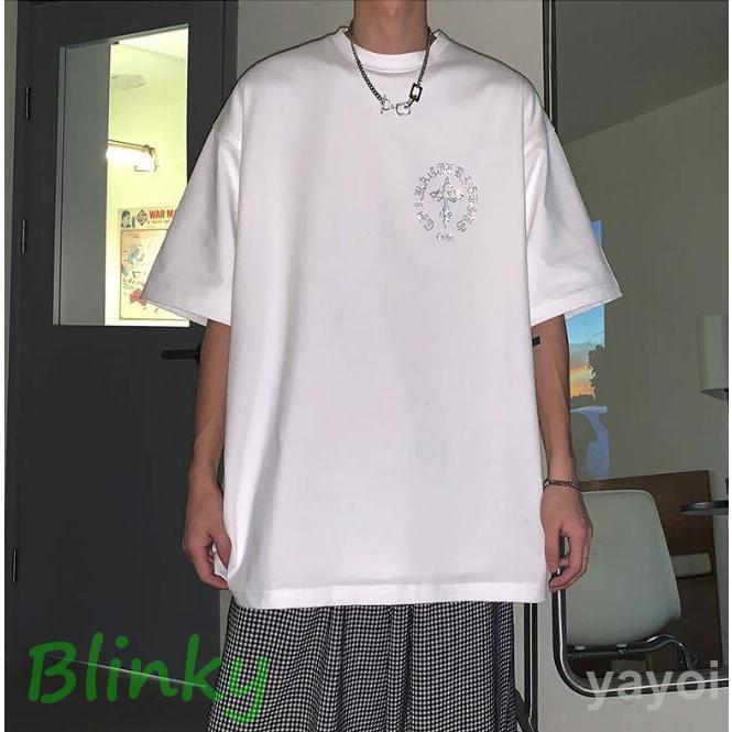 Tシャツ メンズ ストリートファッション 大きいサイズ ビッグ 半袖 b系