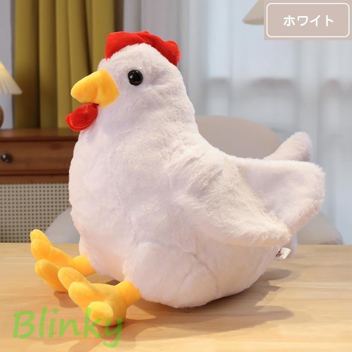 ニワトリ ぬいぐるみ 鶏 抱き枕 おんどり 動物 大きい リアル 肌触り