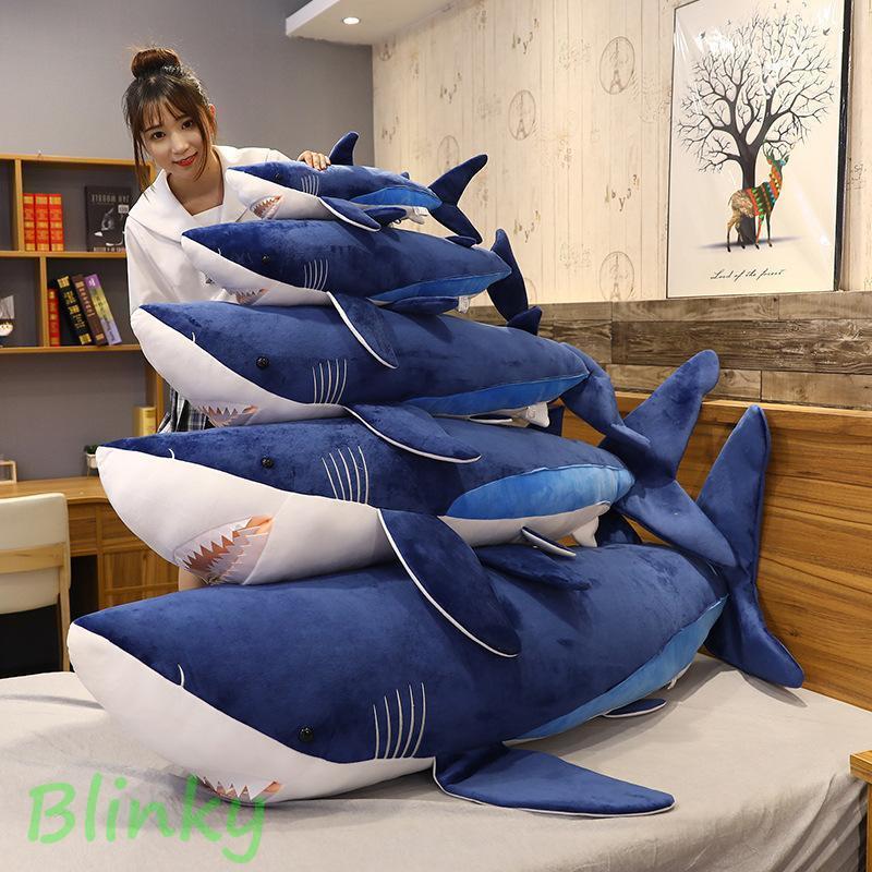 ぬいぐるみサメ おもちゃ 海洋動物 鮫抱き枕 クッション 個性的 ふわふわ お誕生日 クリスマス 子供 ギフト200cm_1