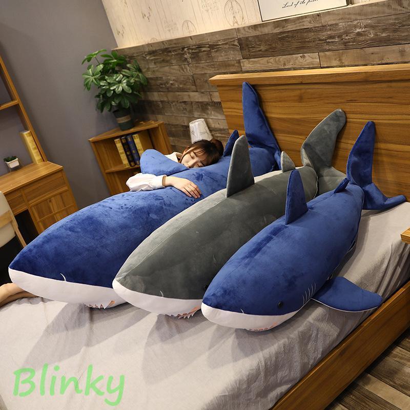 ぬいぐるみサメ おもちゃ 海洋動物 鮫抱き枕 クッション 個性的 ふわふわ お誕生日 クリスマス 子供 ギフト200cm_3