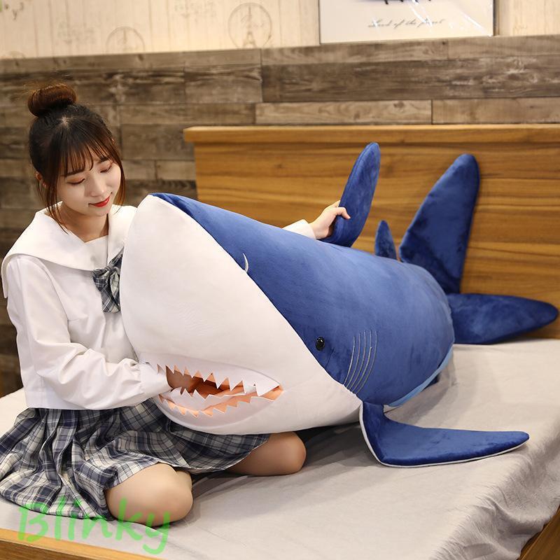 ぬいぐるみサメ おもちゃ 海洋動物 鮫抱き枕 クッション 個性的 ふわふわ お誕生日 クリスマス 子供 ギフト200cm_7