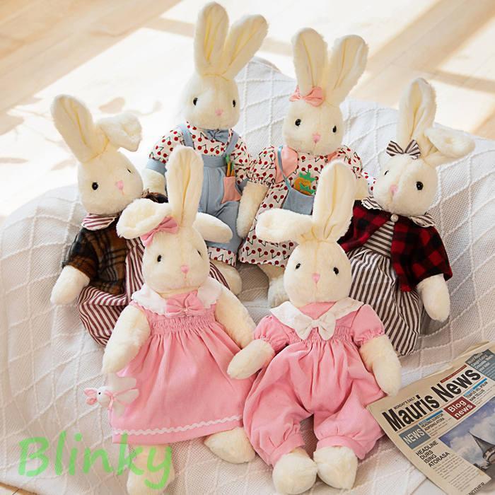 ぬいぐるみ うさぎ 服ワンピース コスチューム リボン かわいい ujin