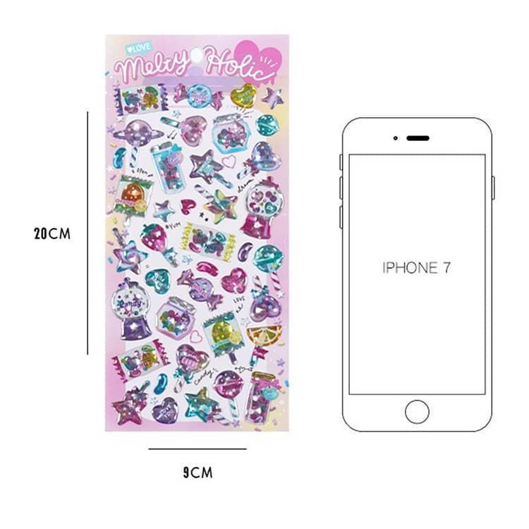 ぷくぷくシール キャラクター ぷっくりシール セット シール シール帳