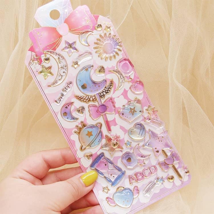 ぷっくりステッカー シール帳 子供 シール交換 シール交換シール 3D