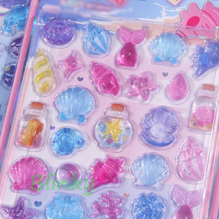 カプセルポップシール おはじきシール エポキシ樹脂 カプセルシール