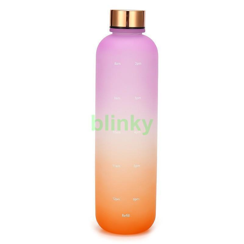 タイムマーカー付きウォーターボトル Tritan材質 1000ml 大容量 水筒