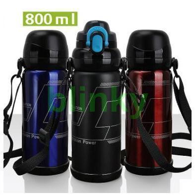 水筒 魔法瓶 ステンレスボトル 800ml 保温 保冷 持ち運び 直飲み