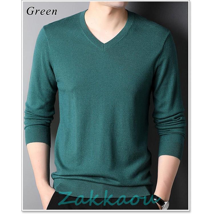 新品正規品【ROUGH&SWELL/XL】ウール100%ニットセーターVネック 新品正規品【ROUGH&SWELL/XL】ウール100%ニットセーターVネック