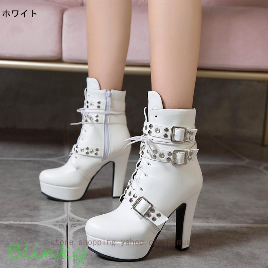 unif 厚底ブーツ レザー ユニフ 地雷系 厚底 reflem ブーツ 中性 UNIF - UNIF ユニフ 厚底 ブーツ レースアップシューズの通販 by