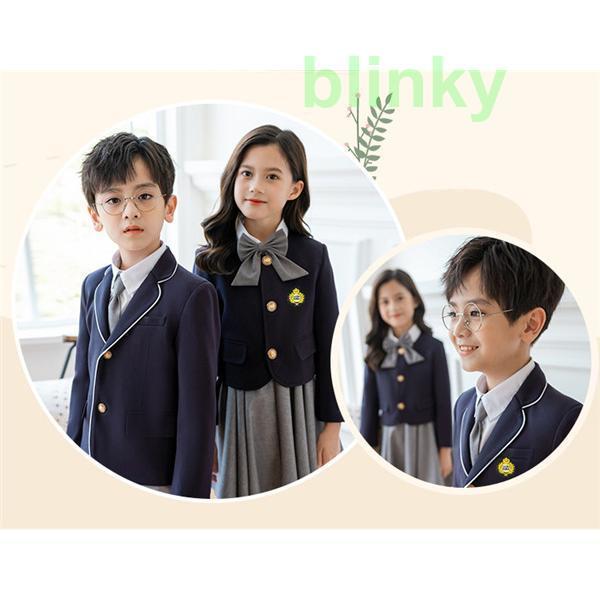 スーツ 子供 女の子 6点セット 入学式 卒業式 シャツ 蝶ネクタイ 靴下 ワンピース 女子 小学生 中学生 スクール 制服 無地 上品の画像