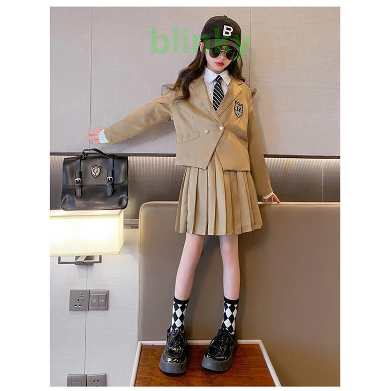 スーツ 子供 女の子 4点セット 入学式 卒業式 発表会 女子 小学生 中学生 スクール 制服 チェック柄 上品 | ブランド登録なし | 11