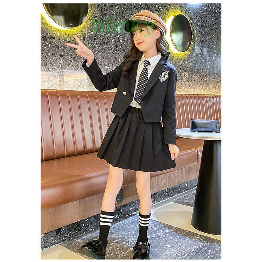 スーツ 子供 女の子 4点セット 入学式 卒業式 発表会 女子 小学生 中学生 スクール 制服 チェック柄 上品 | ブランド登録なし | 08