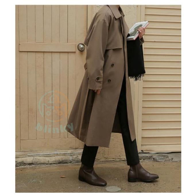 ステンカラーコート メンズ ロングコート スプリングコート