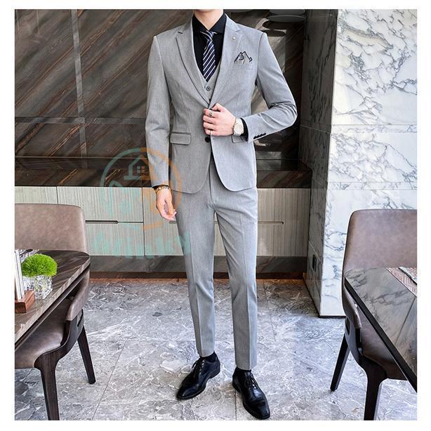 ビジネススーツ セットアップ メンズ オールシーズンスーツ スーリ